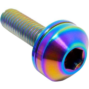 TLC Profile/Madera Titanium BMX Hub Bolt (14mm|Rainbow) TLC Profile/Madera Titanium BMX Hub Bolt (14mm|Rainbow)