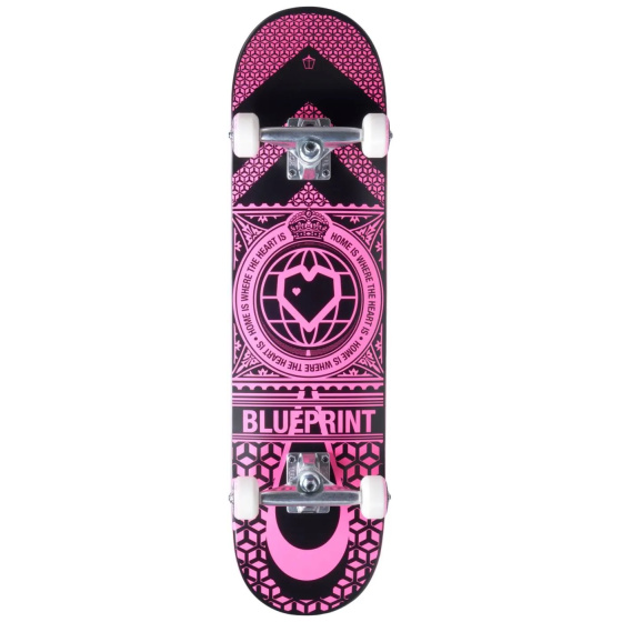Blueprint Home Heart Skateboard Set (7.75"|różowy)