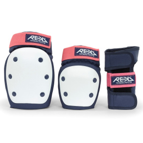 REKD Heavy Duty Triple Pad Set - niebieski/różowy - mały