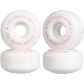 Kółka do rolek Heart Supply Clean Heart 4-Pack (51 mm|białe/różowe)
