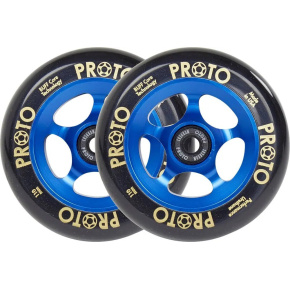 Proto Spoked Grippers Kolečka Na Freestyle Koloběžku 2-Balení (110mm|Black On Blue)