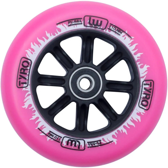 Kółko Longway Tyro Nylon Core 110 mm Pink/White Flame