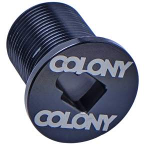 Colony BMX Górna śruba zaślepki widelca (czarna|M24)