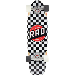 Longboard RAD Retro Roller Cruiser 28" Checkers