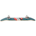 RAD Checkers Progressive Skateboard Set (7.25"|czarny/tyrkusowy)