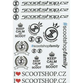 Komplet naklejek Scootshop.cz OG