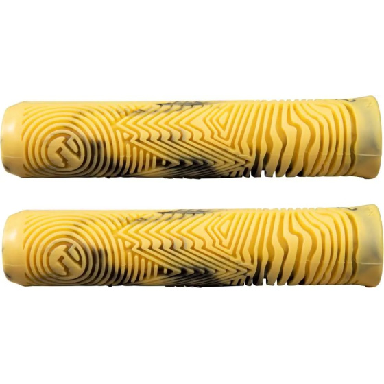 Rączki North Industry Black/Canary Yellow Swirl