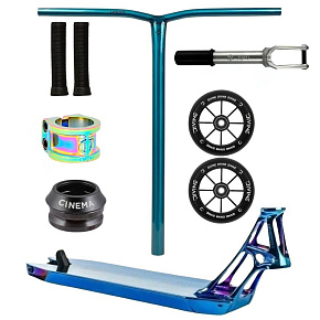 Hulajnoga wyczynowa Custom Divine X Union X Ethic Pandemonium 460 mm niebieska