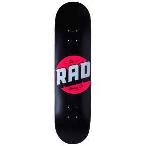 Deskorolka RAD Solid Logo (8.25"|czarny/czerwony)