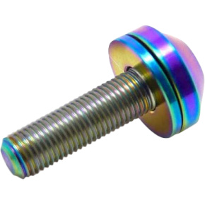 TLC Metric Titanium BMX Bolt Hub (14mm|Rainbow)