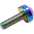 TLC Metric Titanium BMX Bolt Hub (14mm|Rainbow)