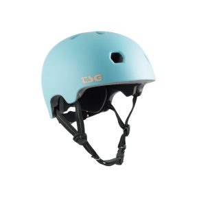 TSG Meta Solid Color Helmet Satin Niebieski Tint S/M