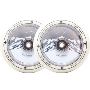 Kółka Striker Benj No Limit 110 mm White/Chrome 2 szt.
