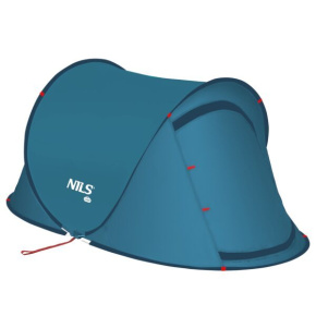 Samorozkładający się namiot plażowy NILS Camp NC3743 niebieski