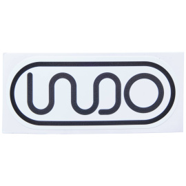 Naklejka Indo Logo Biały