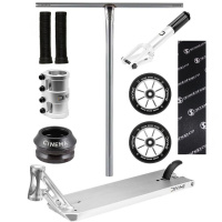 Hulajnoga freestyle Custom Divine Street 6" srebrna