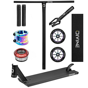 Hulajnoga freestyle Custom Divine Street 6" 560 mm Czarna