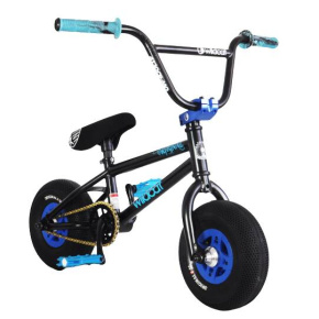 Rower Wildcat Venom 2A Mini BMX (czarny/niebieski|bez hamulców)