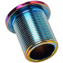 Śruba górnego kołpaka widelca Colony BMX (Rainbow Anodise|M25)