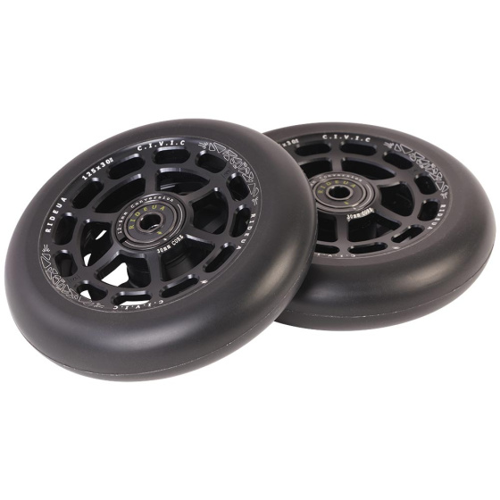 Kółka UrbanArtt Civic 125x30 mm Black/Black 2 szt.