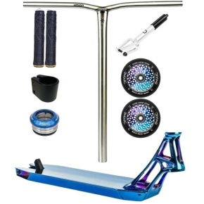 Hulajnoga freestyle Custom Divine X Union X Ethic Pandemonium 460 mm niebieska