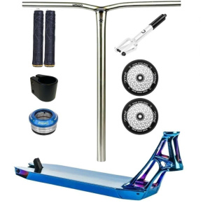 Hulajnoga freestyle Custom Divine X Union X Ethic Pandemonium 460 mm niebieska