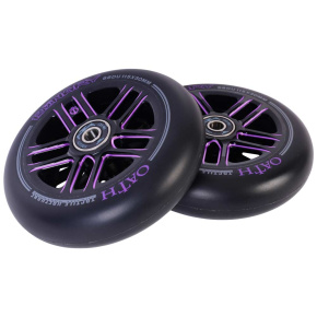 Kółka Oath Binary 115x30 mm Black/Purple 2 szt.