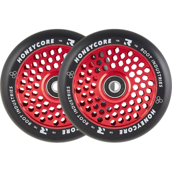 Kółka Root Industries Honeycore White 110 mm Czerwony, 2 szt.