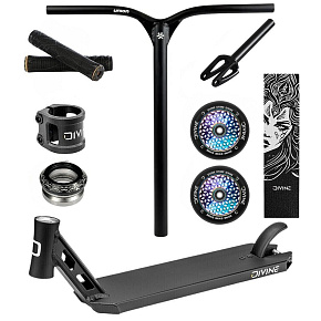 Hulajnoga freestyle Custom Divine Park ALU czarna