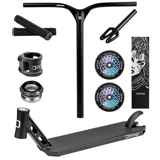 Hulajnoga freestyle Custom Divine Park ALU czarna