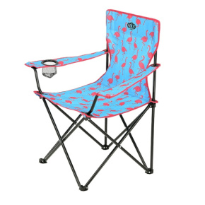 Krzesło składane NILS Camp NC3045 Flamingi