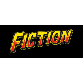 Baner Fiction (pomarańczowy/czarny 100x40cm)