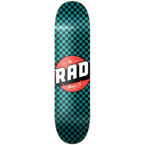 Deskorolka RAD Checker (8.375"|Black/Tyrkys)