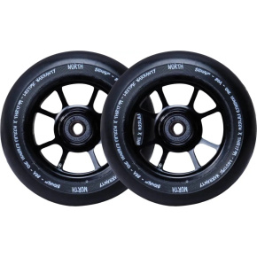 Kółka North Signal 110x30 mm Matte Black 2 szt.
