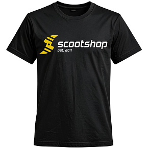 Koszulka Scootshop Logo czarna
