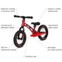 Micro Balance Bike Deluxe Czerwony