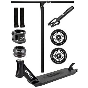 Hulajnoga freestyle Custom Divine X Union HoneyComb 490 mm czarna