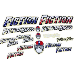 Zestaw naklejek Fiction (15 sztuk)
