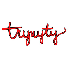 Naklejka Trynyty Czerwony