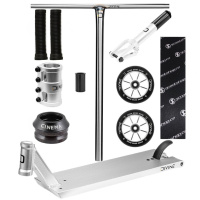 Hulajnoga freestyle Custom Divine Street 6" 560 mm srebrna