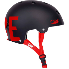 Kask Core Street L-XL Czarny/Czerwony