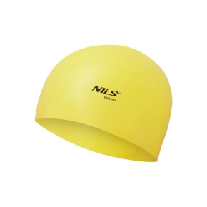 Czepek silikonowy NILS Aqua NQC Dots żółty