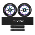 Zestaw 2 szt. kółek Divine 110 mm Spoked Rainbow + taśma griptape Divine + gripy Divine