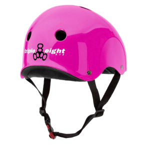 Kask Triple Eight Certified Sweatsaver L-XL różowy błyszczący