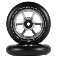 Kółka North Signal V2 110x24 mm Silver/Black Pu