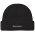 Whitespace Ribbed Beanie (Czarny)