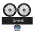 Zestaw 2 szt. kółek Divine 110 mm Light srebrne + Divine griptape + Divine headset