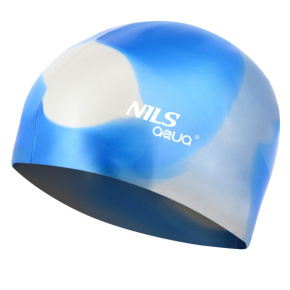 Czepek silikonowy NILS Aqua multicolor MX21