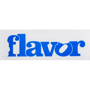 Naklejka Flavor White/Niebieski
