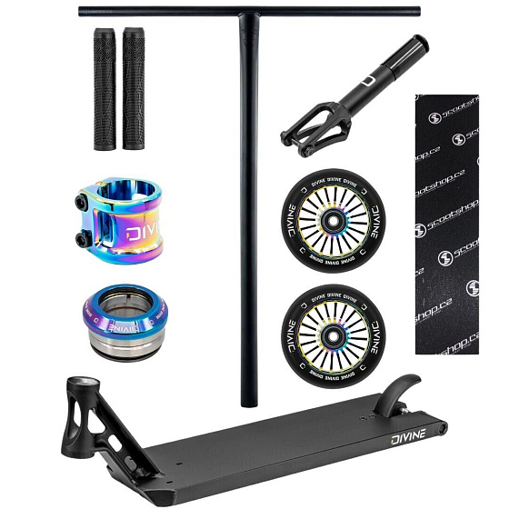 Hulajnoga wyczynowa Custom Divine Street 6" 580 mm Czarna